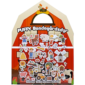 Puffy Stickers landskab - bondegård