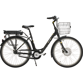 SCO Premium E-Fresh dame elcykel 7 gear 26" 11,6AH 2025 - sort
