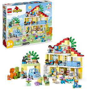 LEGO® DUPLO® By-sæt 3-i-1-familiehus 10994