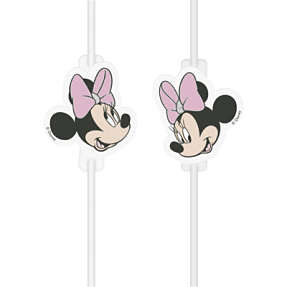 Sugerør m. Minnie Mouse