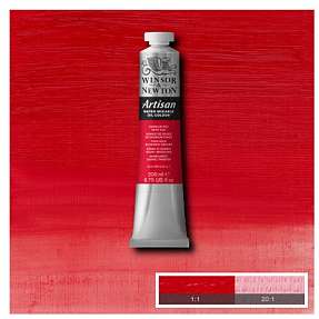 Winsor newton artisan water mix oil 200ml cad. red deep hue 098