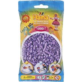Hama Midi perler 1000 stk. - pastel lilla