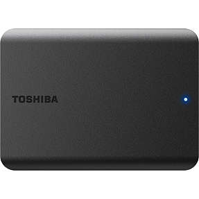 Toshiba Canvio Basics 1 TB ekstern harddisk - sort