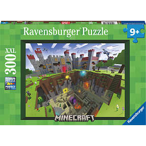 Minecraft Cutaway puslespil - 300 brikker