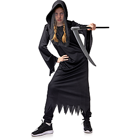 Halloween manden med leen kostume str. 128