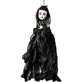 Halloween genfærd 95 cm - sort