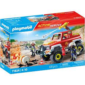 Playmobil brandbil 71824 68 dele