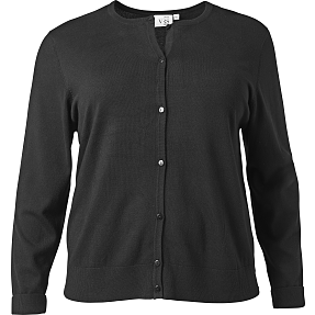 VRS dame cardigan str. 50 - sort