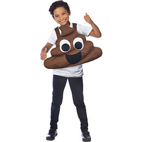 Poop emoji kostume - str. 116 cm