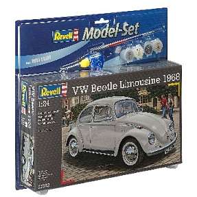 Revell model set vw beetle limousine 68