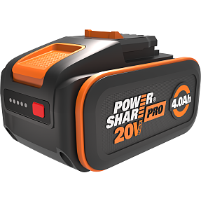 Worx batteri 20v 4.0ah med indikator