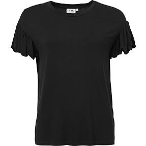 VRS dame T-shirt str. XL - sort