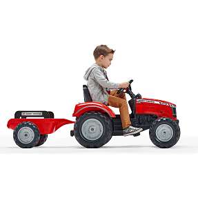 Venlighed Skalk blad Falk Toys Massey Ferguson traktor med vogn | Køb på Bilka.dk!