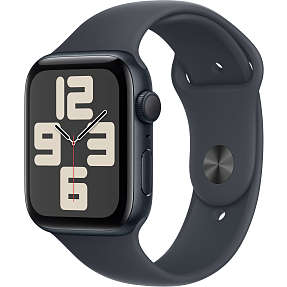 Apple Watch SE (2024) 44 mm GPS L/M - Midnight Aluminium Sport Band