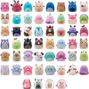 Squish-a-Longs figur 2,5 cm 2-pak – flere varianter - assorteret