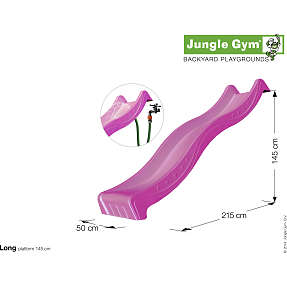 Jungle Gym rutsjebane violet 265 cm
