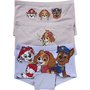 Paw Patrol 3-pak hipster str. 98/104 - lilla/lyserød