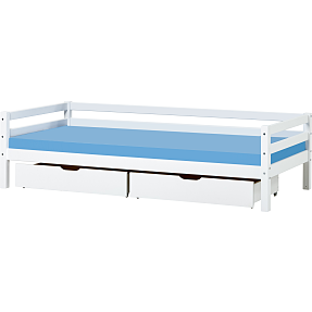 Spiloppe sofaseng 90x200 cm - hvid og blå