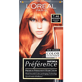 Permanent hårfarve 7.46 Montmartre m. color extender m. olie