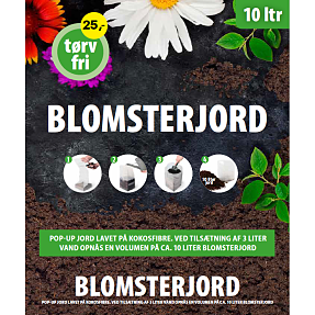 Popup blomsterjord - 10 liter