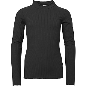 VRS teen rib bluse str. 134/140 - sort