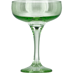 Aida farvede champagneglas - flere varianter - assorteret