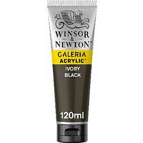 Winsor & Newton Galeria acrylic 120ml Ivory Black 331