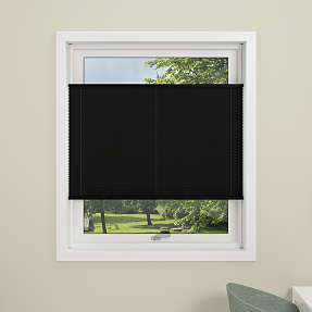 DEBEL Flex Plisségardin 120 x 130 cm - sort
