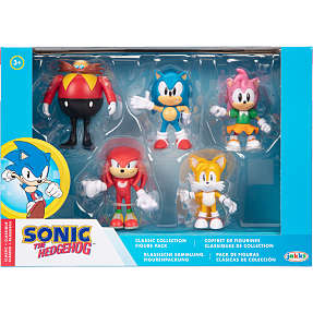 Sonic figursæt med 5 stk. 6 cm