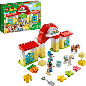 LEGO 10951 DUPLO Town legesæt med hestestald og pony