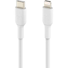 Boost Charge Lightning til USB-C kabel PVC 1 - hvid Køb på