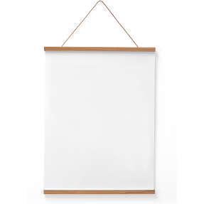 Plakatliste i massiv eg - 61 cm