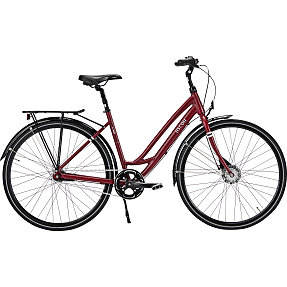 opkald TVstation befolkning SCO Premium Comfort Dame cykel 7 gear 28" 2023 - rød | Køb online på br.dk!