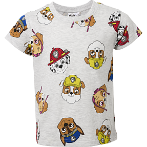 Paw Patrol T-shirt str. 110/116 - grå