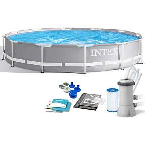 Intex Prism Frame Pool Set - 6.503 Køb på Bilka.dk!