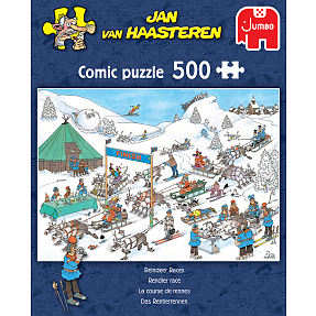 Jan Van Haasteren puslespil rensdyrløbet - 500 brikker