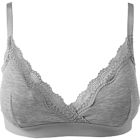VRS dame bralette str. M - grå