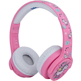 Gurli Gris hovedtelefoner Junior Bluetooth - rosa enhjørning