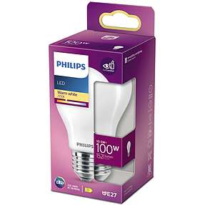 Philips LED pære 100W - varmt hvidt lys