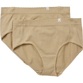 VRS dame 2-pak hipster str. XL/2XL - beige