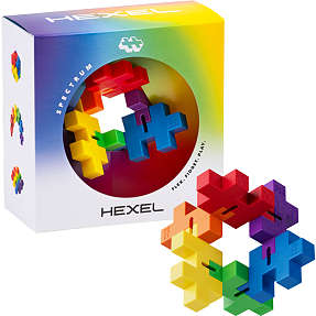 Plus Plus Hexel spectrum - 6 dele