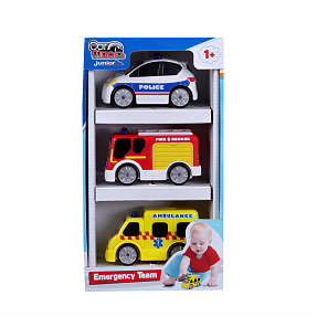 Car Mania Junior udrykningskøretøjer 3 stk.