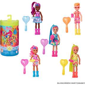 Barbie Color Reveal neon tie-dye dukke