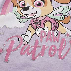 Paw Patrol børne t-shirt str. 110/116 - lilla | Køb på