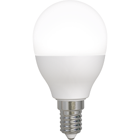 Matteret LED-pære E14 - hvid | Køb på