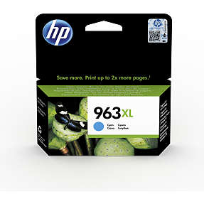 HP 963XL High Yield Cyan Ink printerblæk