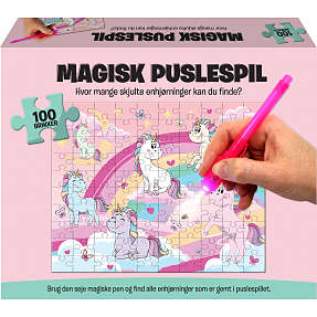 Magisk puslespil Unicorn - 100 brikker