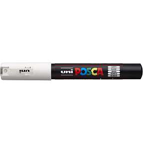 Posca PC1MC vandbaseret tusch - hvid