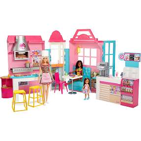 Barbie restaurant og kaffebar legesæt