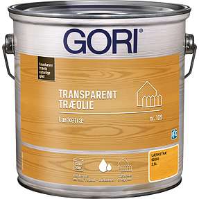 Gori 109 transparent træolie lærketræ 2,5 liter